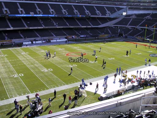 Seat view from section 341 at Soldier Field, home of the Chicago Bears