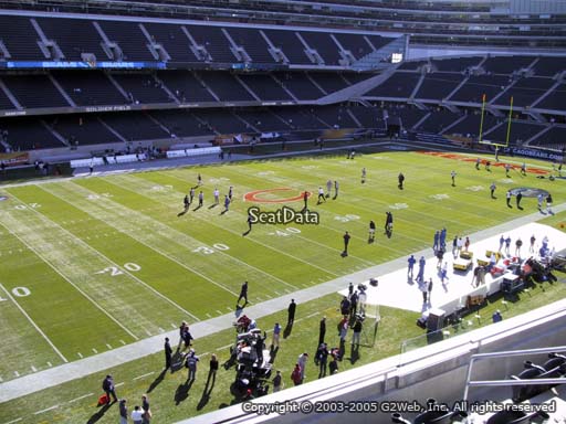 Seat view from section 342 at Soldier Field, home of the Chicago Bears