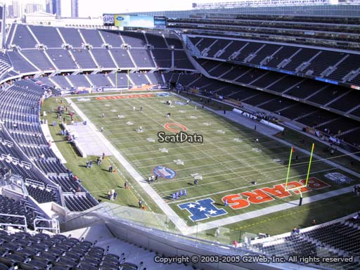 Seat view from section 427 at Soldier Field, home of the Chicago Bears