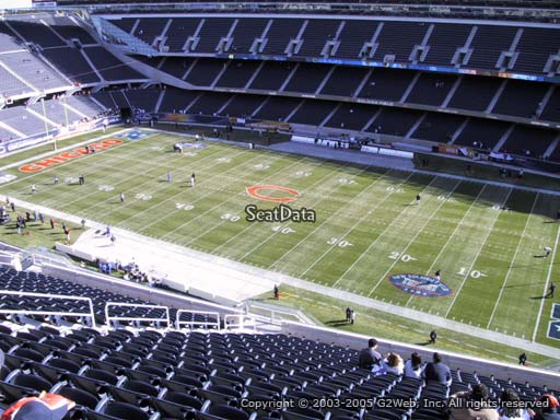 Seat view from section 433 at Soldier Field, home of the Chicago Bears