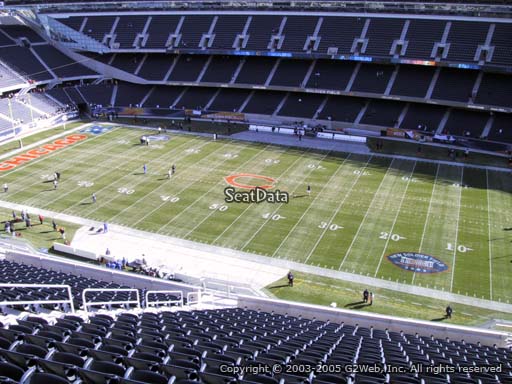 Seat view from section 434 at Soldier Field, home of the Chicago Bears