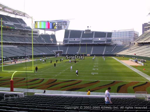 Seat view from section 152 at Paul Brown Stadium, home of the Cincinnati Bengals