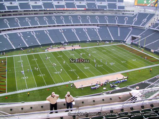 Seat view from section 343 at Paul Brown Stadium, home of the Cincinnati Bengals