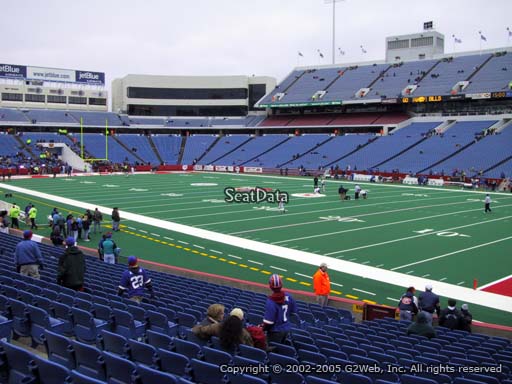 Seat view from section 107 at New Era Field, home of the Buffalo Bills
