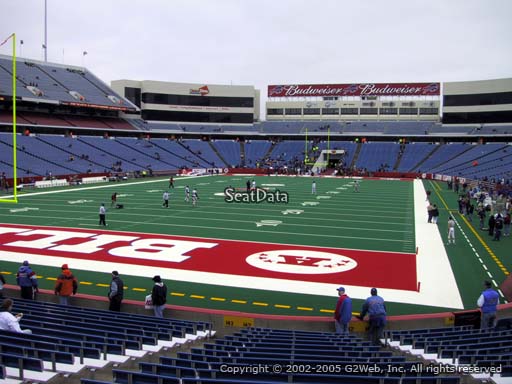 Seat view from section 142 at New Era Field, home of the Buffalo Bills