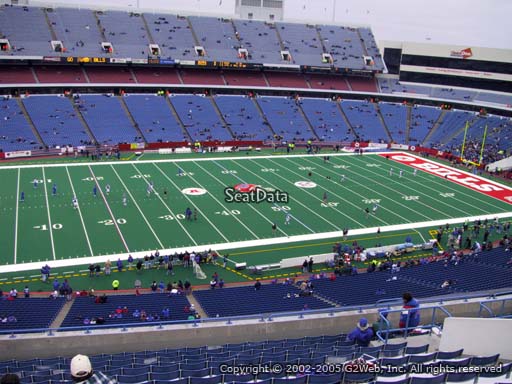 Seat view from section 336 at New Era Field, home of the Buffalo Bills