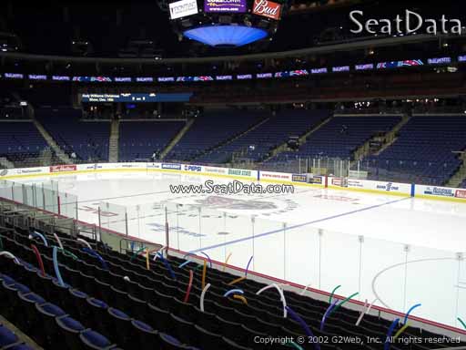 Seat view from section 101 at Nationwide Arena, home of the Columbus Blue Jackets