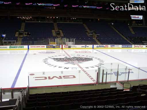 Seat view from section 104 at Nationwide Arena, home of the Columbus Blue Jackets