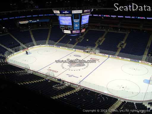 Seat view from section 201 at Nationwide Arena, home of the Columbus Blue Jackets