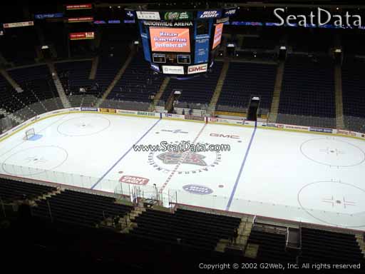 Seat view from section 216 at Nationwide Arena, home of the Columbus Blue Jackets