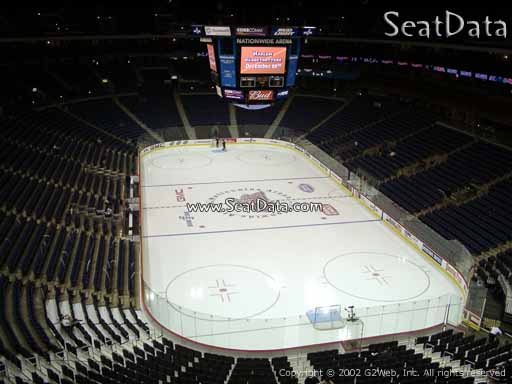 Seat view from section 225 at Nationwide Arena, home of the Columbus Blue Jackets