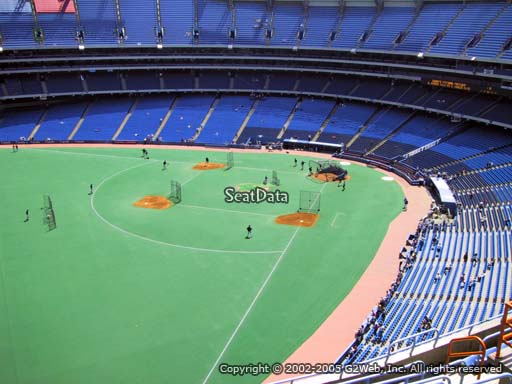 Seat view from section 537 at the Rogers Centre, home of the Toronto Blue Jays