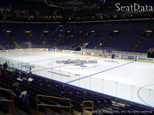 Seat view from section 114 at the Enterprise Center, home of the St. Louis Blues