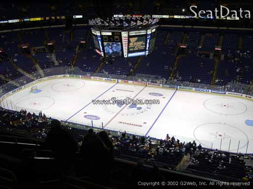 Seat view from section 301 the Enterprise Center, home of the St. Louis Blues