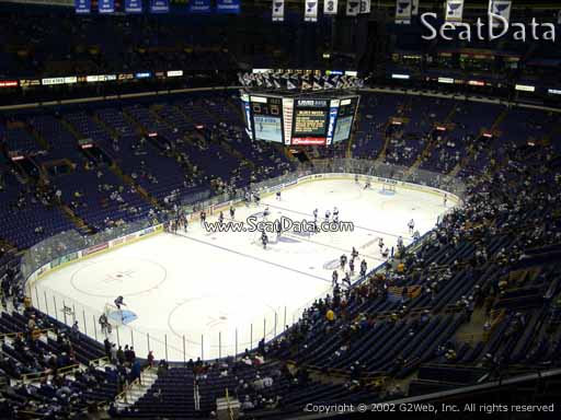 Seat view from section 308 the Enterprise Center, home of the St. Louis Blues