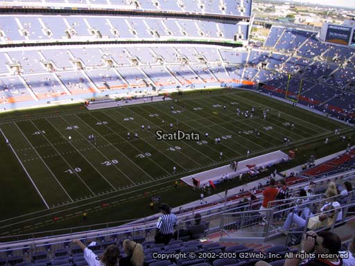 Seat view from section 513 at Sports Authority Field at Mile High Stadium, home of the Denver Broncos