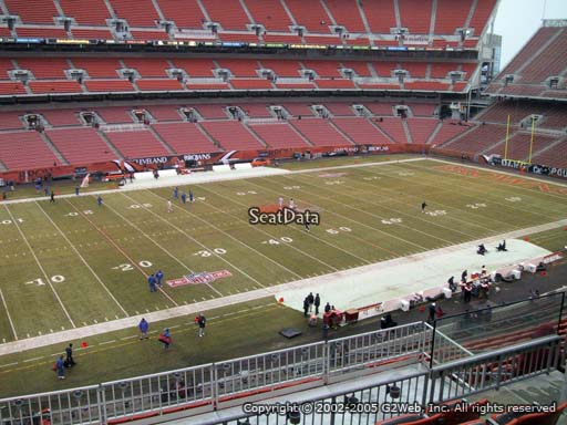 Seat view from section 305 at FirstEnergy Stadium, home of the Cleveland Browns