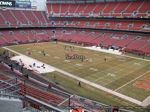 Seat view from section 314 at FirstEnergy Stadium, home of the Cleveland Browns