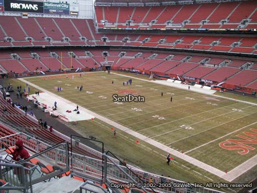 Seat view from section 315 at FirstEnergy Stadium, home of the Cleveland Browns