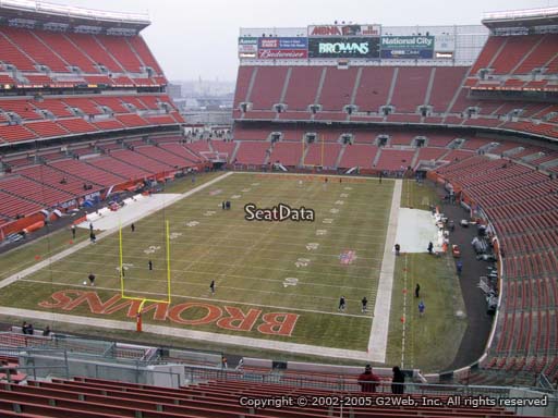Seat view from section 322 at FirstEnergy Stadium, home of the Cleveland Browns