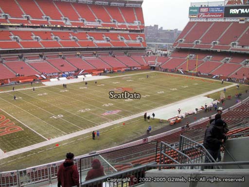 Seat view from section 328 at FirstEnergy Stadium, home of the Cleveland Browns