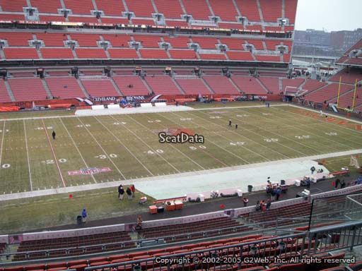 Seat view from section 331 at FirstEnergy Stadium, home of the Cleveland Browns