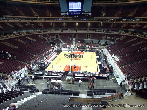 Seat view from section 225 at the United Center, home of the Chicago Bulls