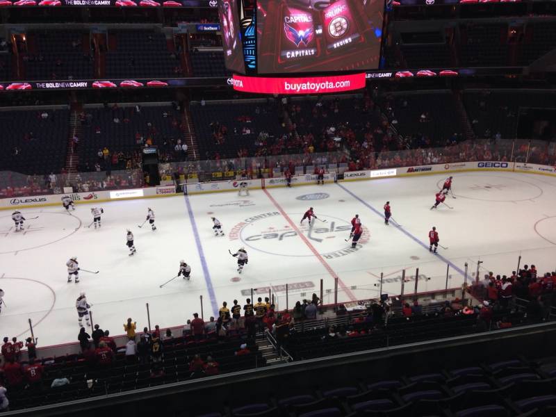 Seat view from section 214 at Capital One Arena, home of the Washington Capitals