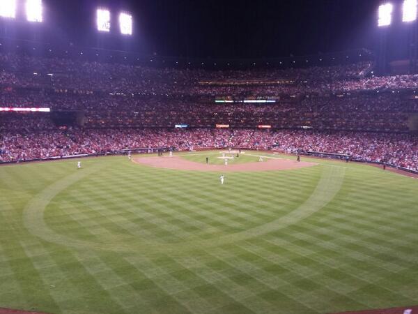 View from the MVP Deck at Busch Stadium