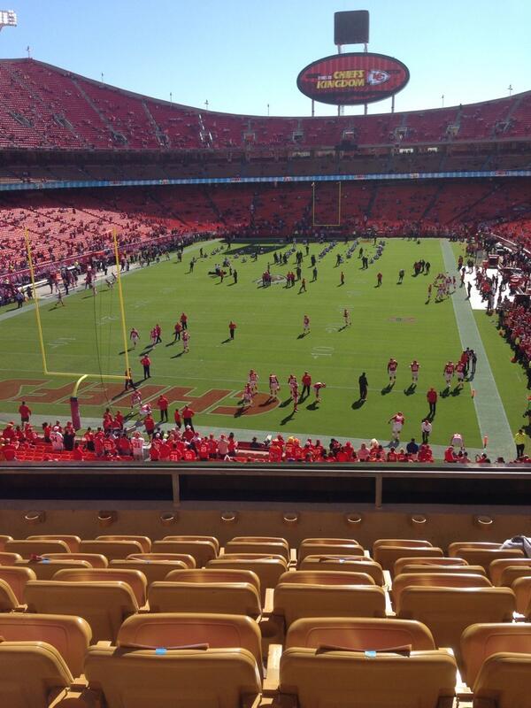 Seat view from section 234 at Arrowhead Stadium, home of the Kansas City Chiefs