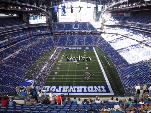 Seat view from section 626 at Lucas Oil Stadium, home of the Indianapolis Colts