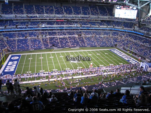 Seat view from section 642 at Lucas Oil Stadium, home of the Indianapolis Colts