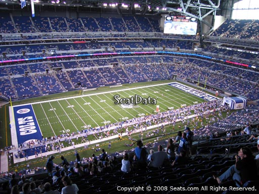 Seat view from section 644 at Lucas Oil Stadium, home of the Indianapolis Colts