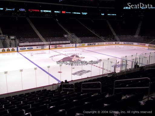 Seat view from section 113 at Gila River Arena, home of the Arizona Coyotes