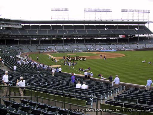 Seat view from section 242 at Wrigley Field, home of the Chicago Cubs