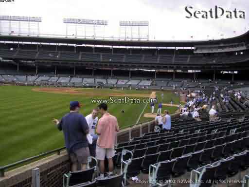 Seat view from section 4 at Wrigley Field, home of the Chicago Cubs