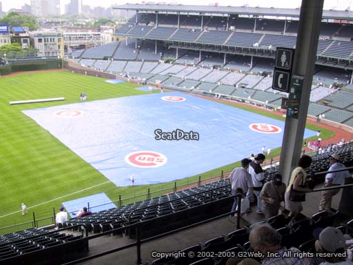 Seat view from section 506 at Wrigley Field, home of the Chicago Cubs
