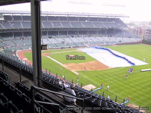 Seat view from section 536 at Wrigley Field, home of the Chicago Cubs
