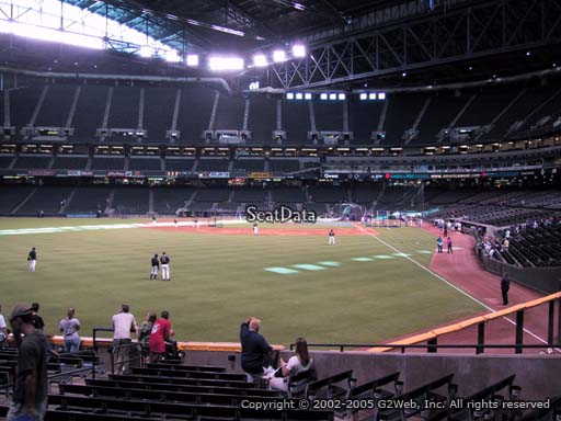 Seat view from section 139 at Chase Field, home of the Arizona Diamondbacks