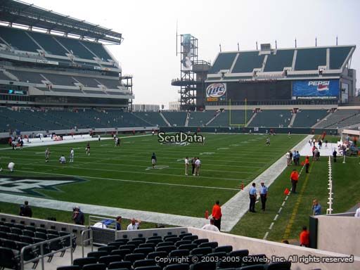 Seat view from section 113 at Lincoln Financial Field, home of the Philadelphia Eagles