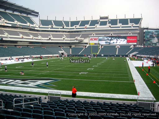 Seat view from section 131 at Lincoln Financial Field, home of the Philadelphia Eagles