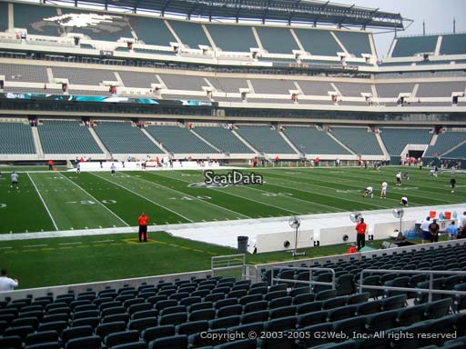 Seat view from section 137 at Lincoln Financial Field, home of the Philadelphia Eagles