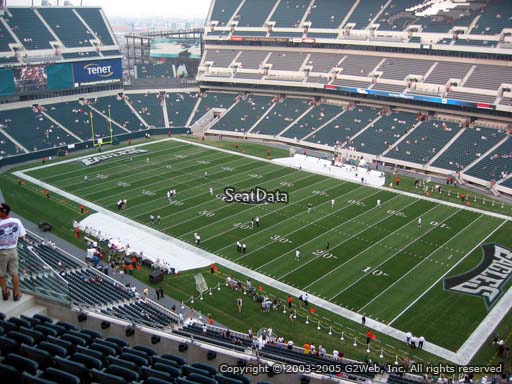 Seat view from section 206 at Lincoln Financial Field, home of the Philadelphia Eagles