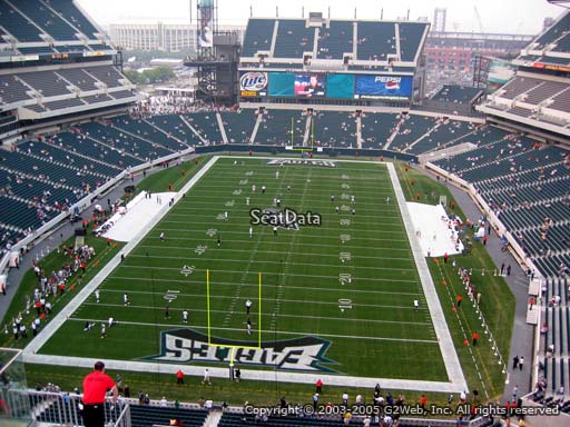 Seat view from section 213 at Lincoln Financial Field, home of the Philadelphia Eagles