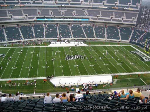 Seat view from section 224 at Lincoln Financial Field, home of the Philadelphia Eagles