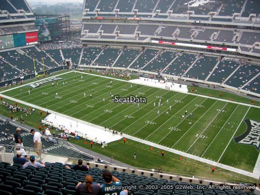 Seat view from section 229 at Lincoln Financial Field, home of the Philadelphia Eagles
