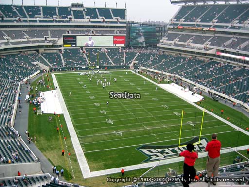 Seat view from section 233 at Lincoln Financial Field, home of the Philadelphia Eagles