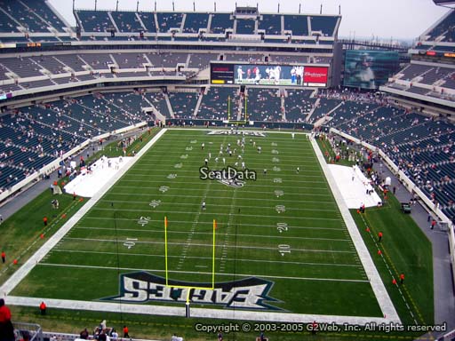 Seat view from section 236 at Lincoln Financial Field, home of the Philadelphia Eagles