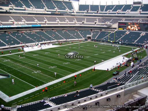 Seat view from club section 35 at Lincoln Financial Field, home of the Philadelphia Eagles