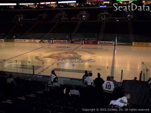 Seat view from section 134 at the BB&T Center, home of the Florida Panthers